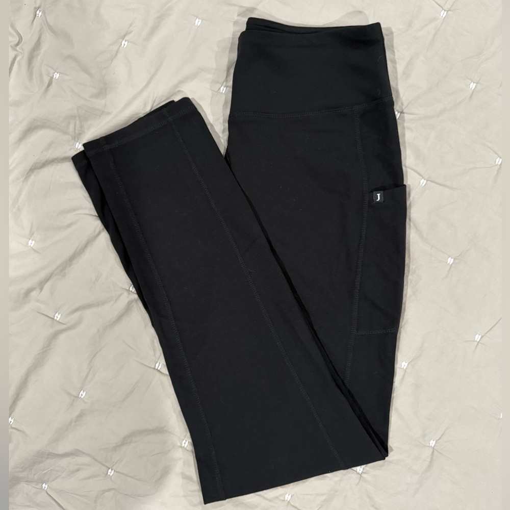 Jaanuu Women’s High Waist Black Yoga Pants XL